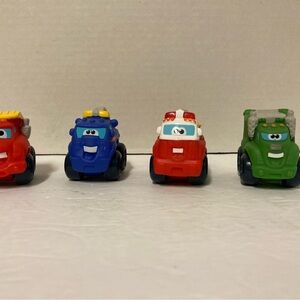 Tonka Lil Chuck and Friends 2.5”  Vehicle Lot of 4 Trucks 2000s
